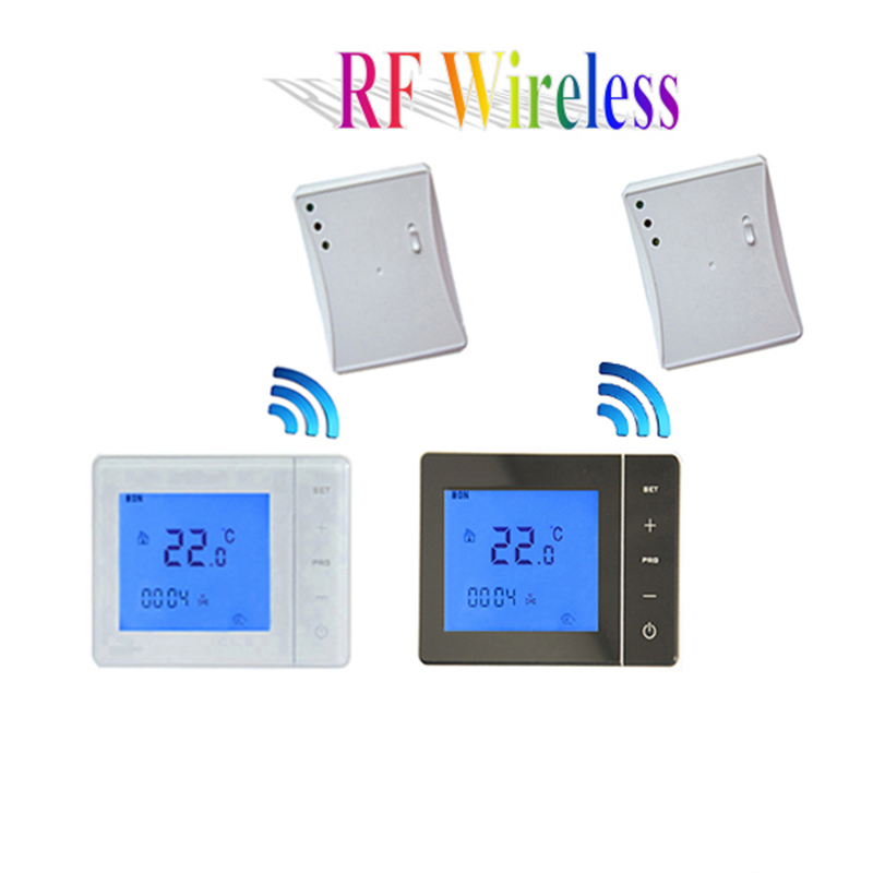 Weekly Programmable Room Wireless Thermostat used for floor heating,infrared heater