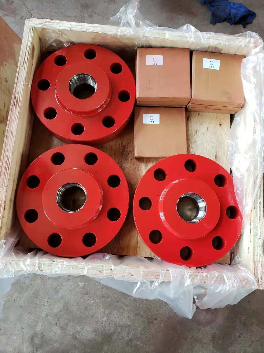 AISI 4130 Forged Steel Companion Flange For Oil Wellhead Equipment 4 1/16"