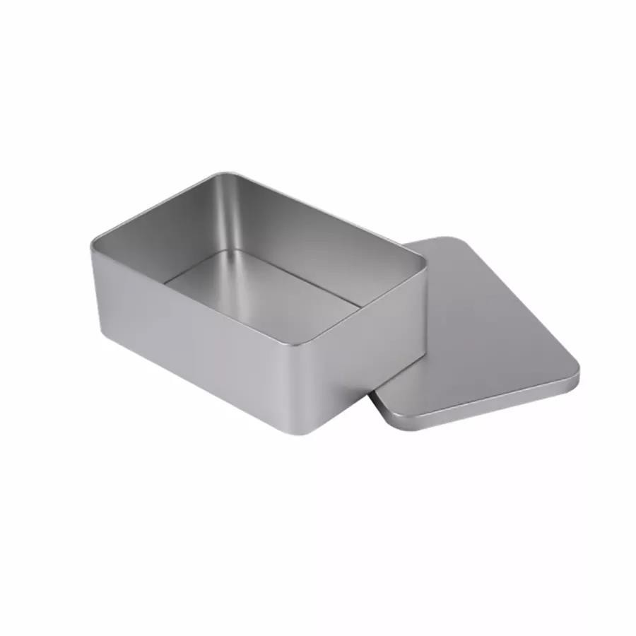 Food Grade Cookie Candy Coffee Biscuit Powder Black Metal Tin Round Box Container Tin Can