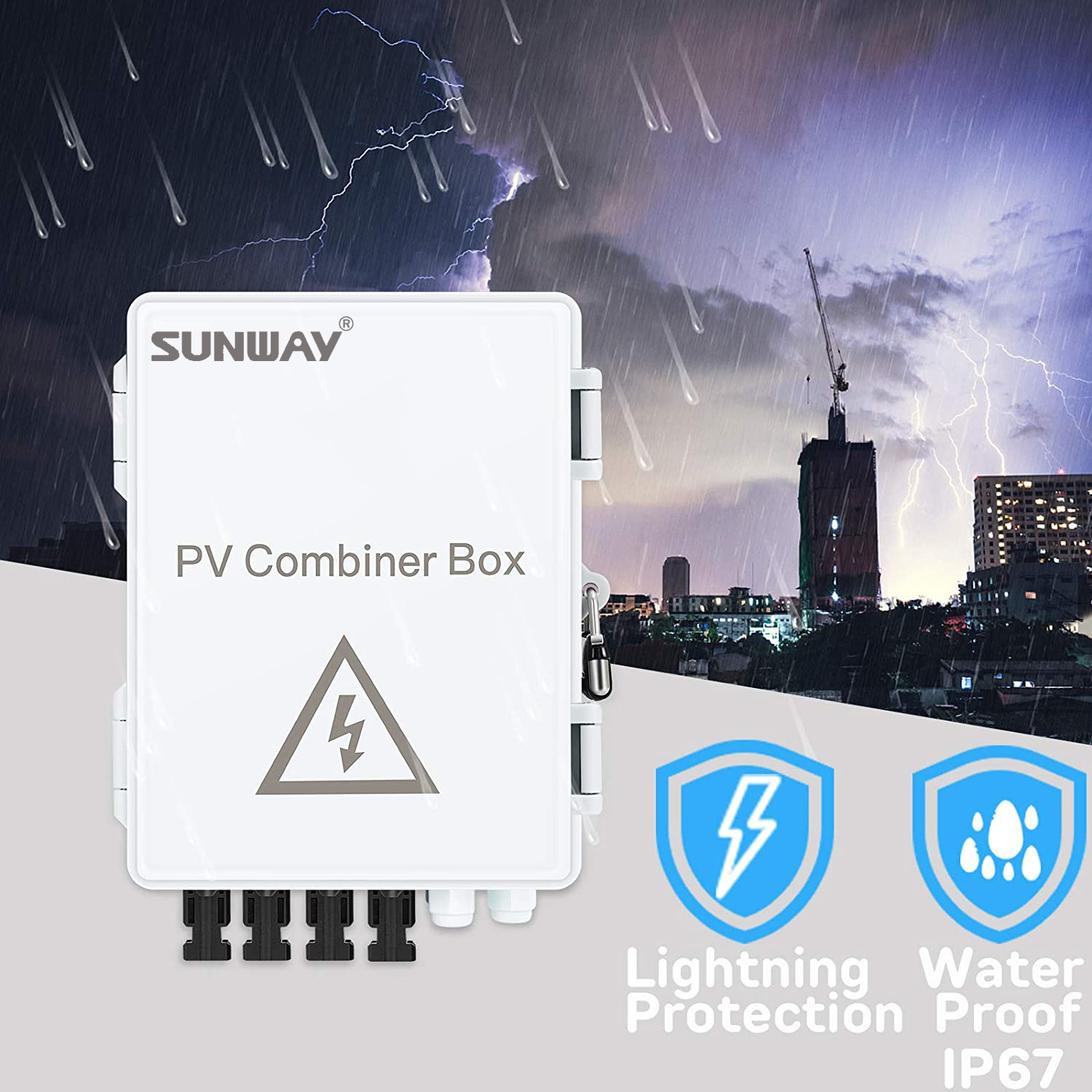 32A Solar String Combiner Box For RV Boats Solar Power System