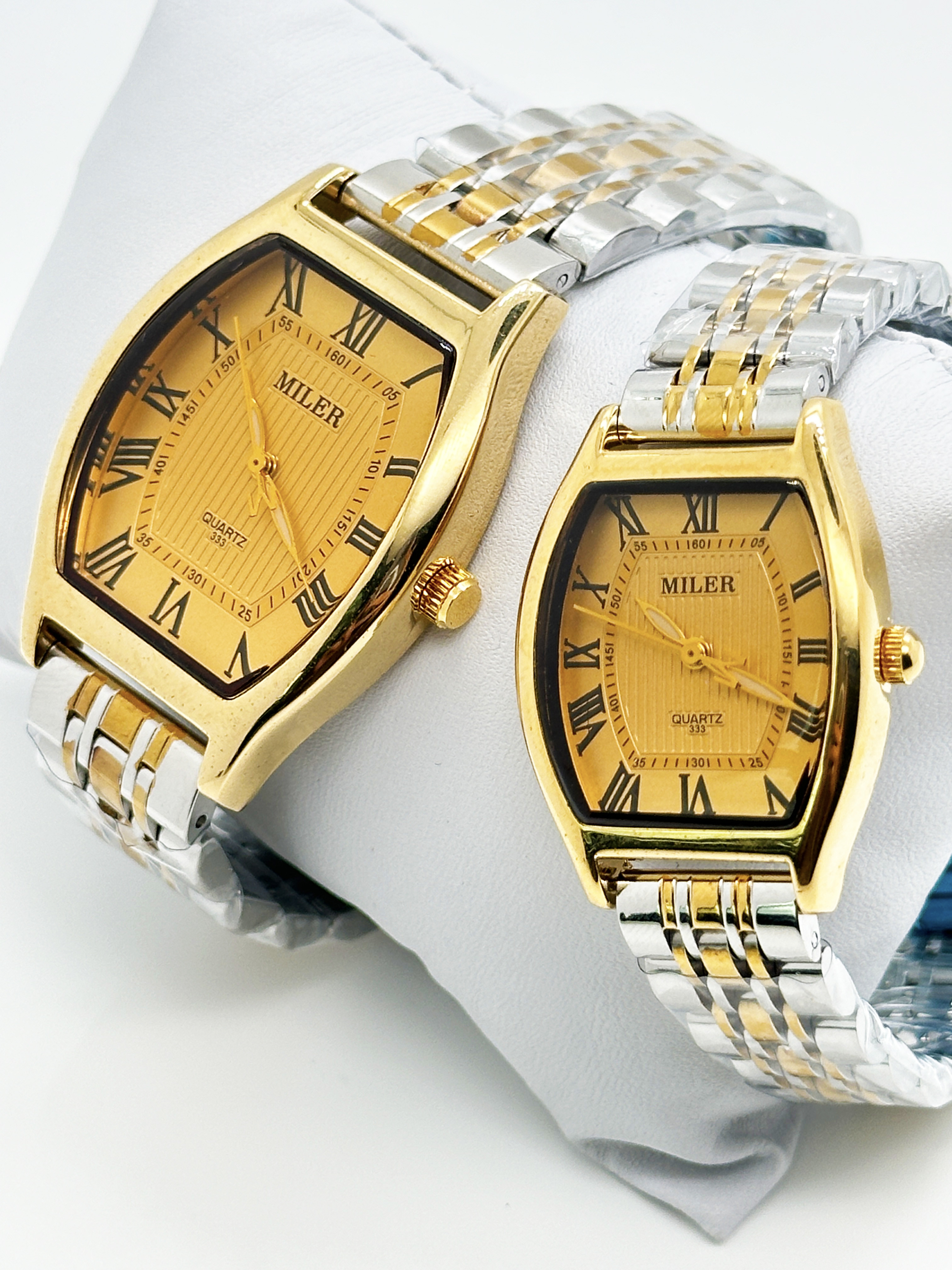 Waterproof Luxury Couple Watch Luminous Stainless Steel Quartz Watch