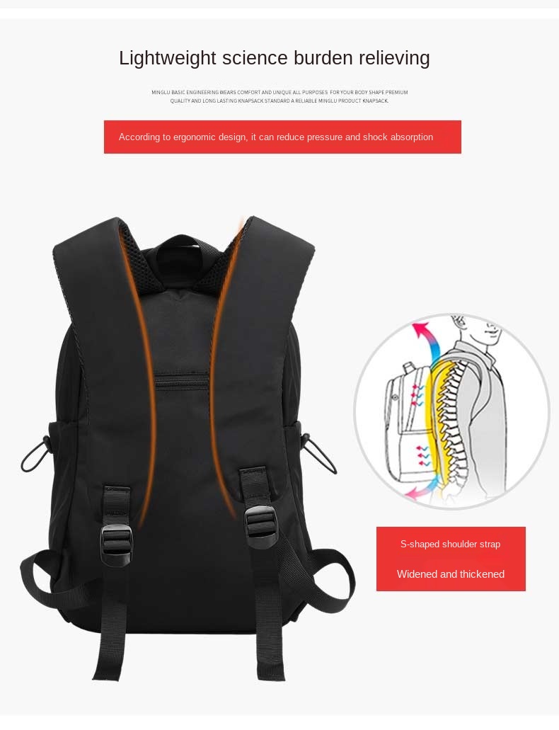 Factory wholesale new custom backpack Lightweight nylon Waterproof fashion school bag backpack for men women