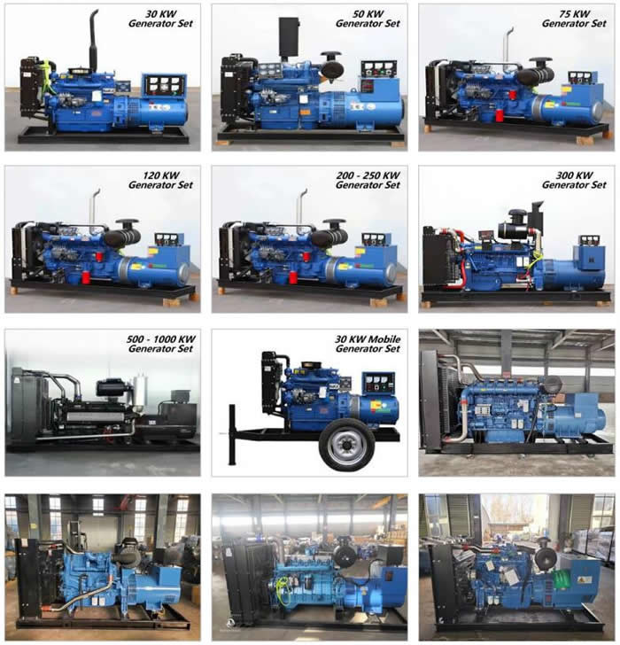 800 KW 1500rpm Diesel Generator YUCHAI Engine 50 HZ Emergency Control