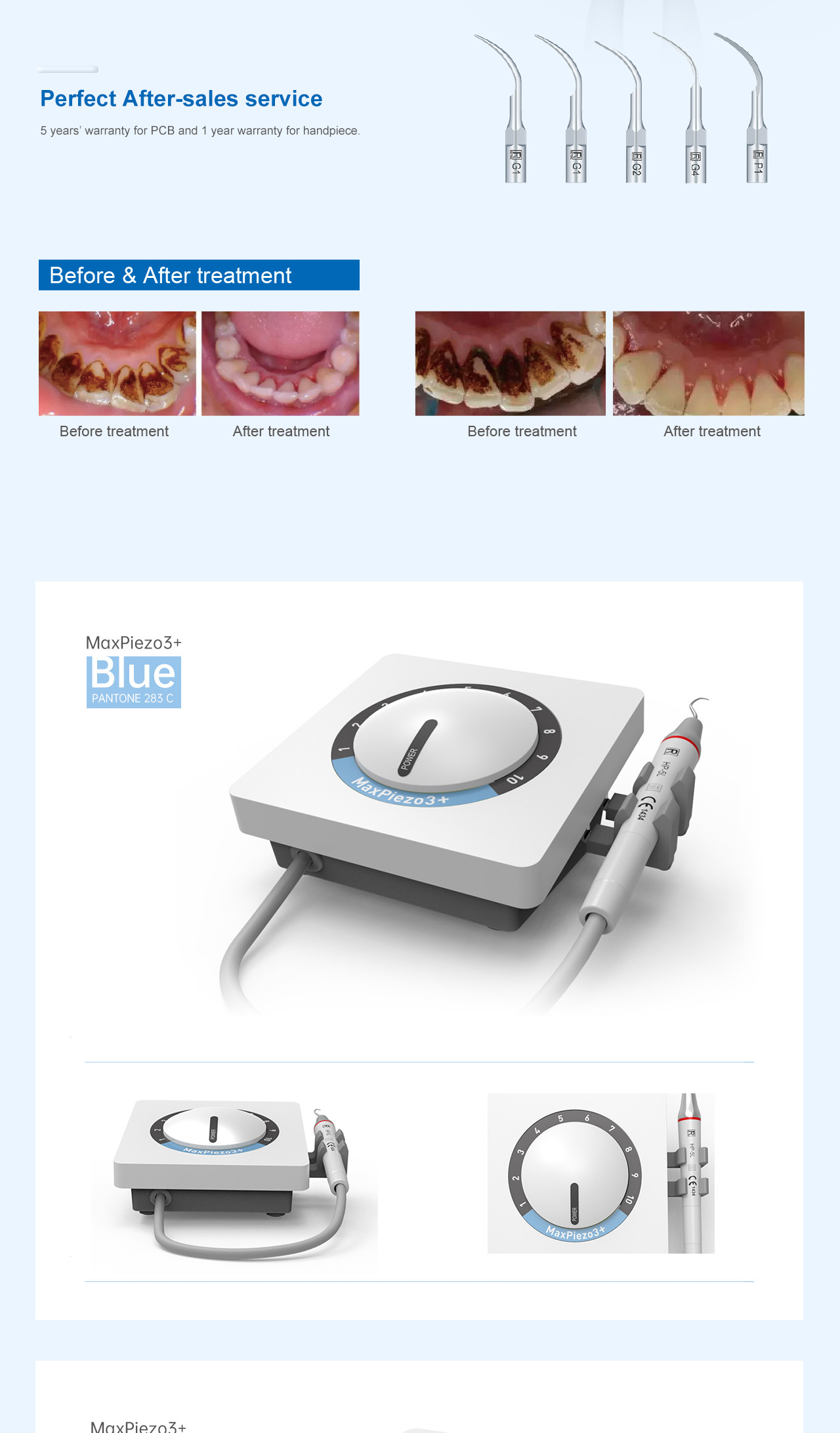 Autoclavable Dental Ultrasonic Scaler Medical Portable Piezo Electric Scaler