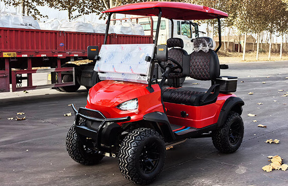 Off Road Street Legal 2 Seater Electric Golf Cart 3500W AC Motor Lead-acid Cell Shuttle