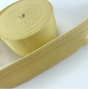 China Metallurgy Insulation Woven Aramid Tape Low Flexibility Fabric Cloth Belt on sale