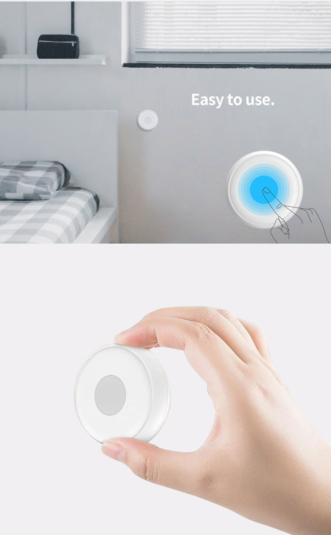 DC 3V Zigbee Smart Button ROHS Home Assistant Zigbee Button