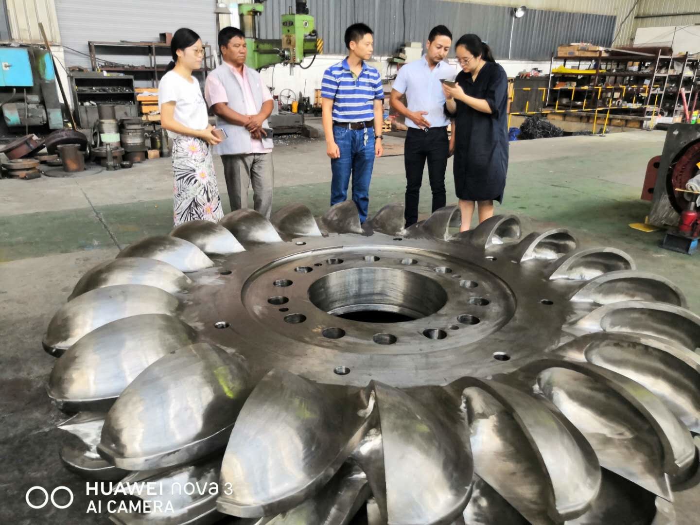 Micro Kaplan Hydro Turbine Generator , Low Head Water Turbine Generator
