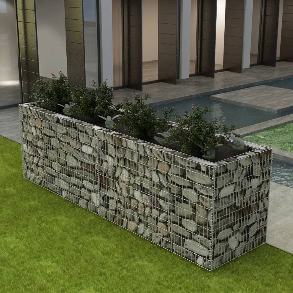 5mm Mesh Welded Wire Gabion Baskets Retaining Wall Design For Stone