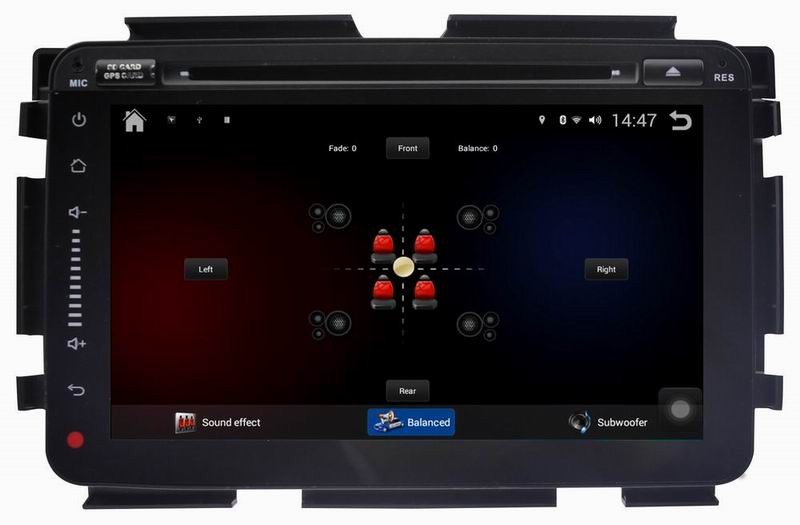 Ouchuangbo 8 inch for Honda Vezel with GPS Navigation Bluetooth SWC Radio mirror link