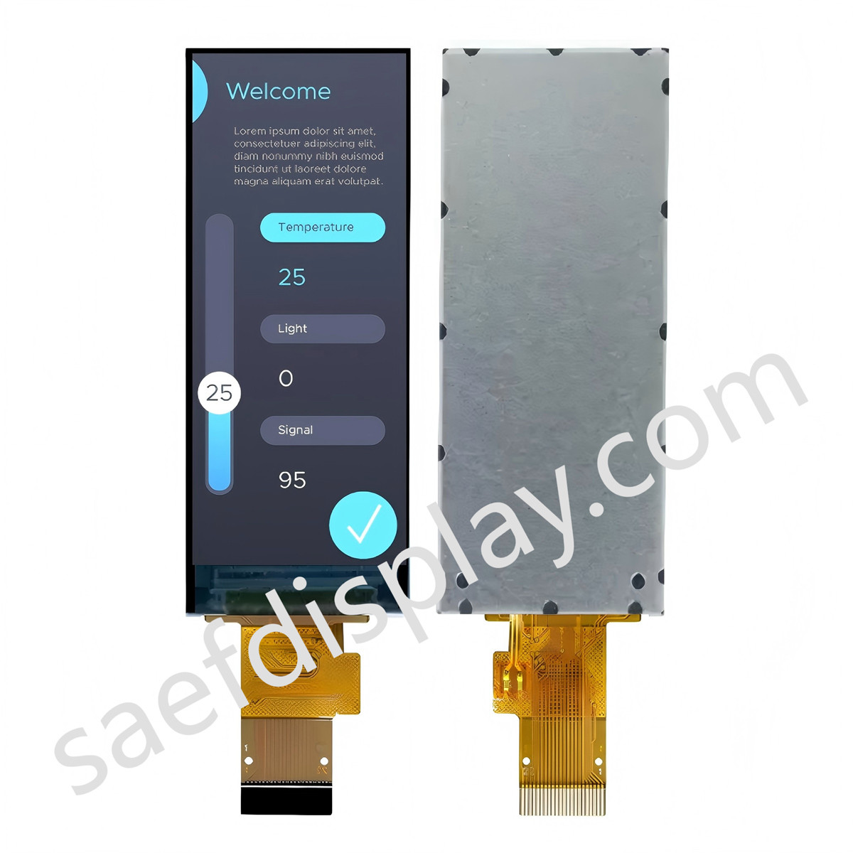 2.2-Inch IPS TFT LCD Display 200x480 Resolution MIPI Interface 500 Nits Brightness For Clear Visuals