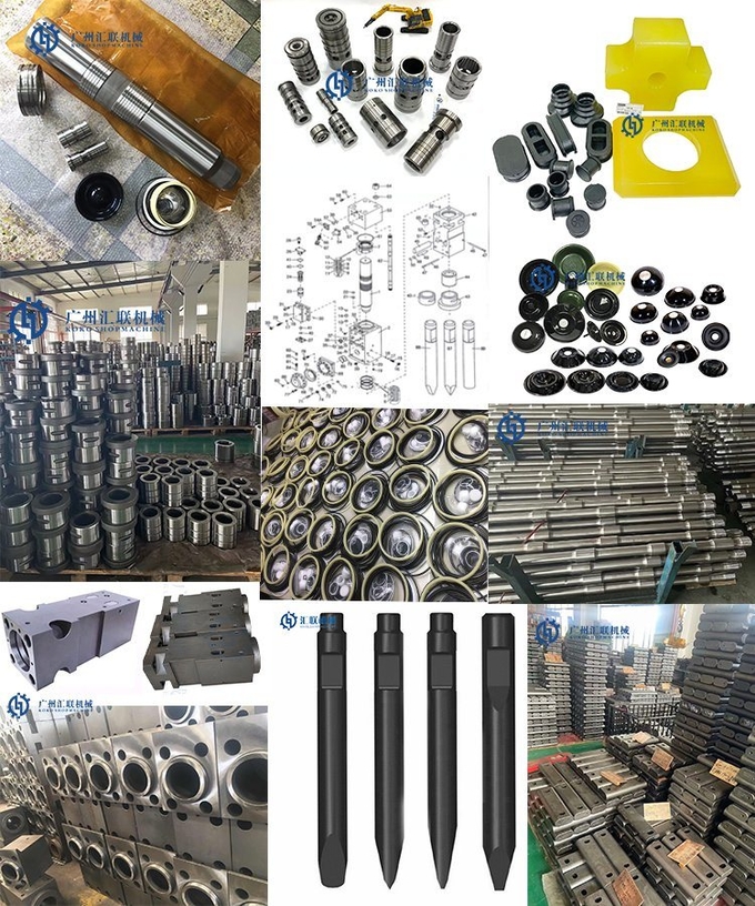 TOKU Excavator Repair Parts Hydraulic Rock Breaker Hammer TNB7J Piston