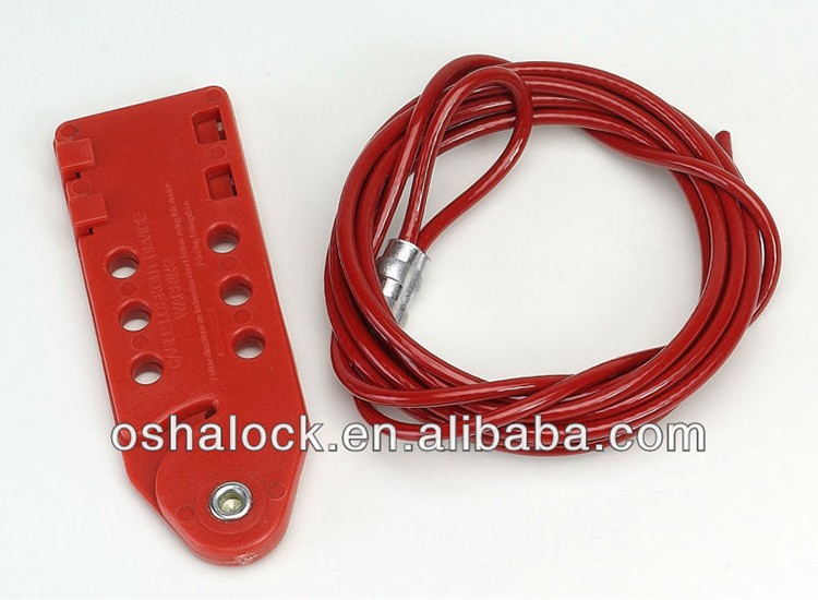 Industrial economic cable lockout device, Fish-type Stainless steel Cable Lockout Tagout ,BD-L21