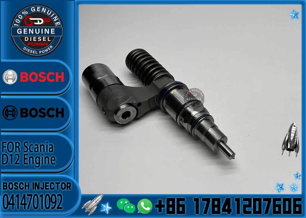 Genuine diesel fuel Injection pump common rail fuel Injector 1734493 0414701092 for for SCANIA DC13076A