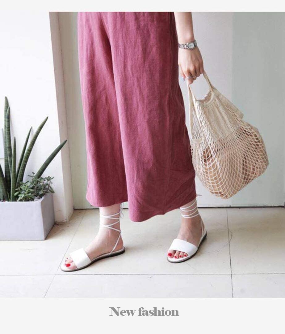 Net Cotton String Shopping Bag Reusable Mesh Market Tote Organizer Portable For Grocery Storage Beach Toys Fruit Vegetable