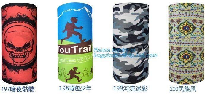 multi choice women head scarf printed colorful face mask custom logo/size bandana,Sport Strapping Seamless Custom Gaiter Whi