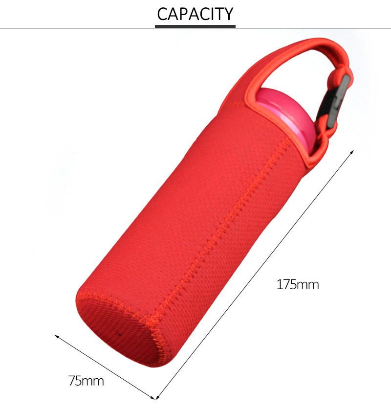 Pure Color Eco Friendly L7.5cm Water Bottle Cover