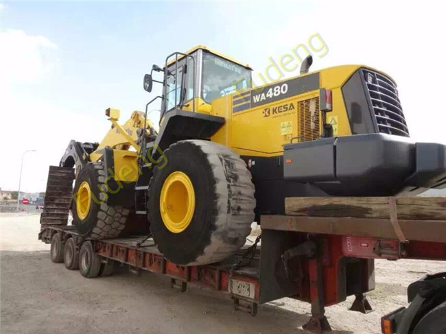 Heavy Duty 40-60 Ton Low Bed Semi Trailer Excavator Truck Trailer