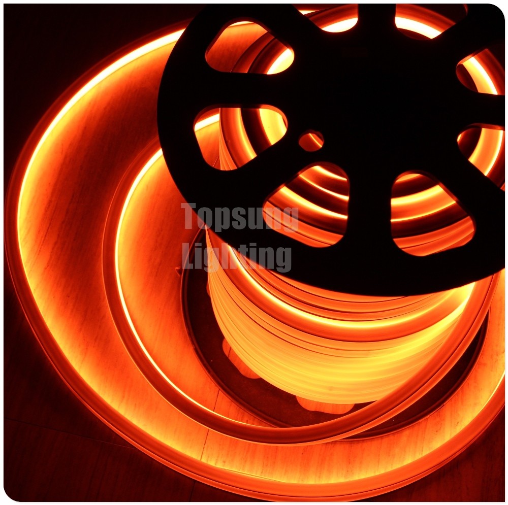 AC 220V Orange LED Neon Flex Light SMD2835 50000 Hour Working Lifetime