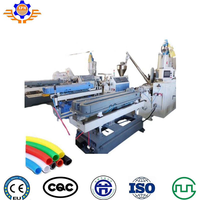 PE Corrugated PVC Plastic Pipe Machine High Speed PP Single Wall Line