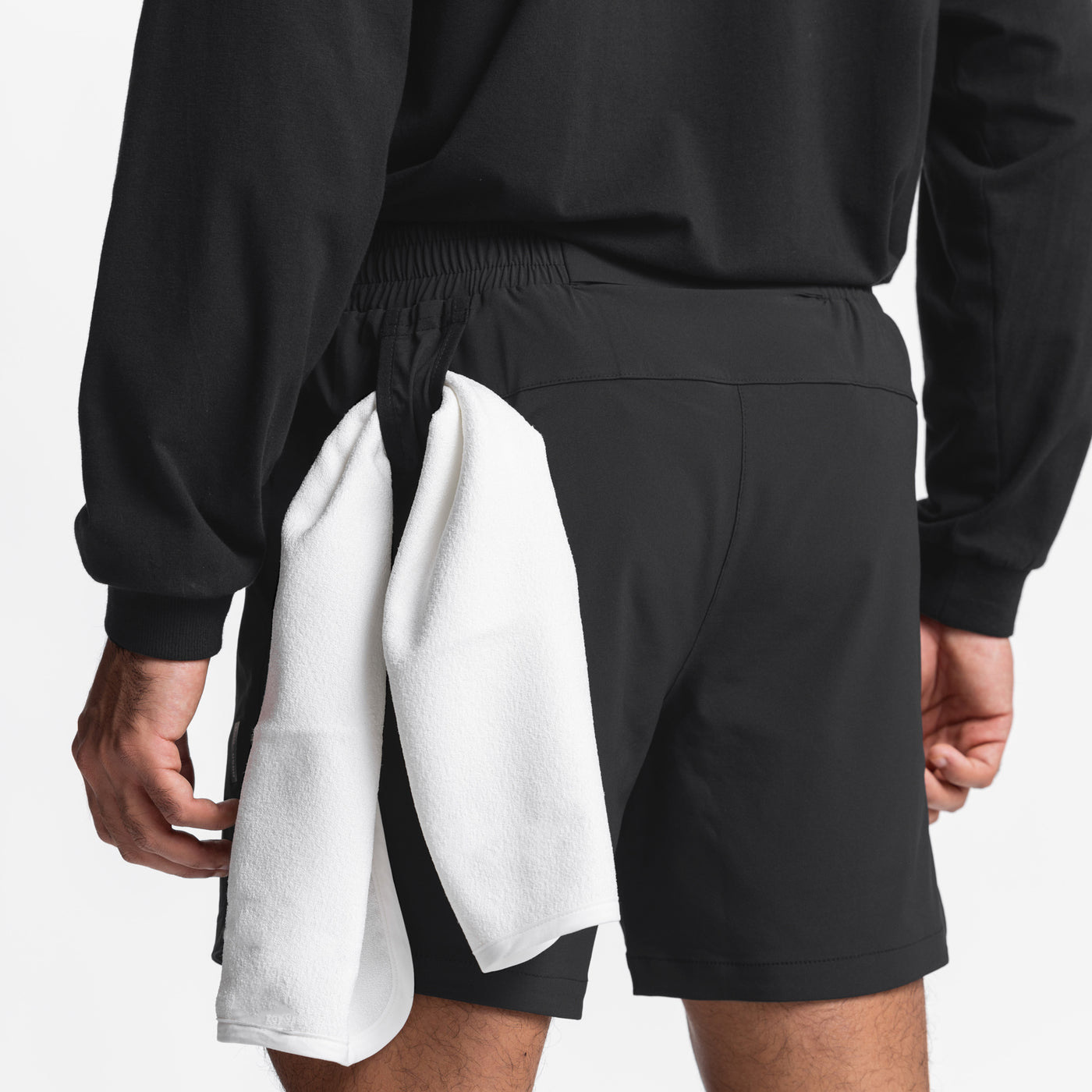 Sports Running Shorts Mens Fitness Workout Short With Inner Compression