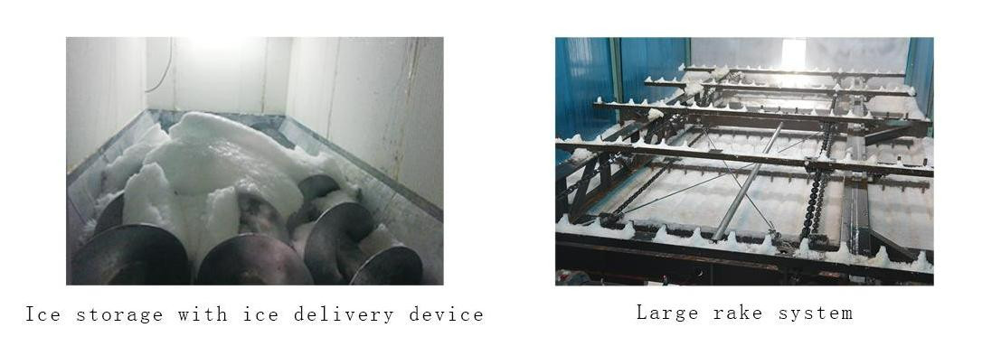 1500 KG Commercial Flake Ice Machine Maker For Fishing 33.8 KW