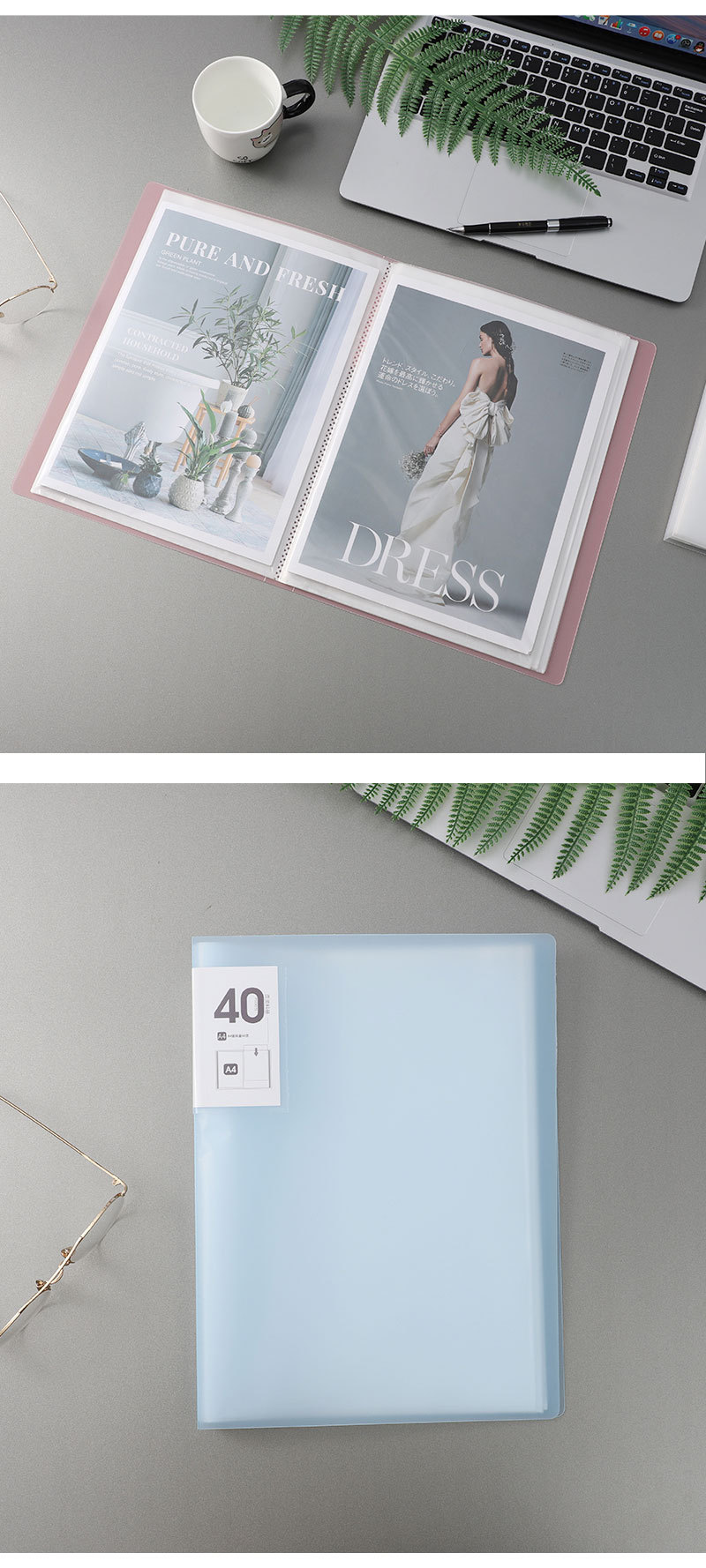 Multi-functional A4 File Pocket Display Book Folder for Different Purposes 307*235*20mm