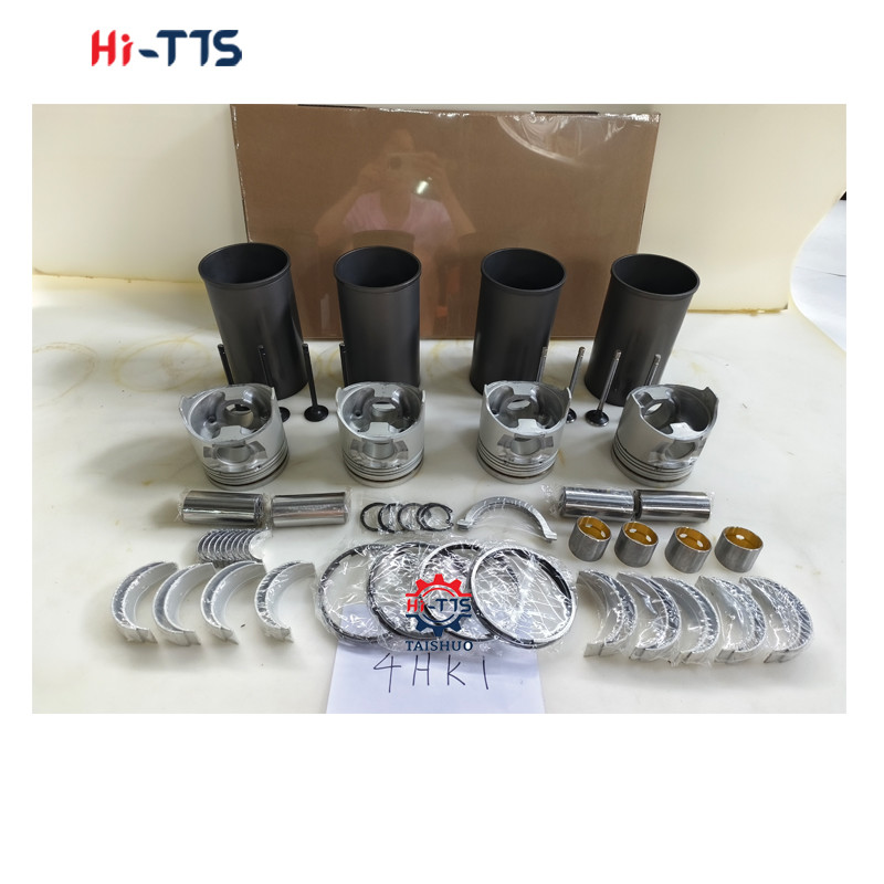 4HK1 Engine Kit For EX200-3 EX210-3 EX240-3 Excavator Liner , Piston , Ring , Valves , Bushing, Full Gasket Kit