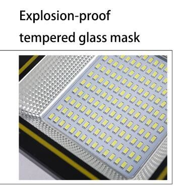 square Home garden LED solar projection lamp 7000K 2-14 hours 30-60W Light for 12-14 hours IP66