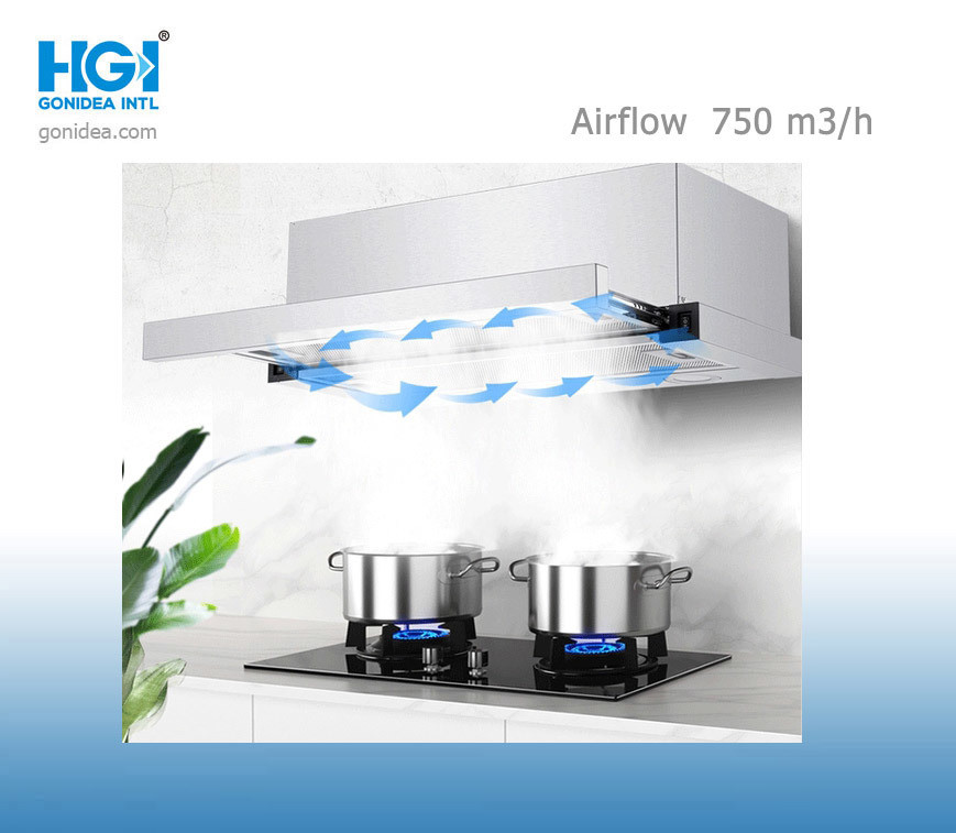 Under Counter Vent Stainless Steel Range Hood Cooking Appliances