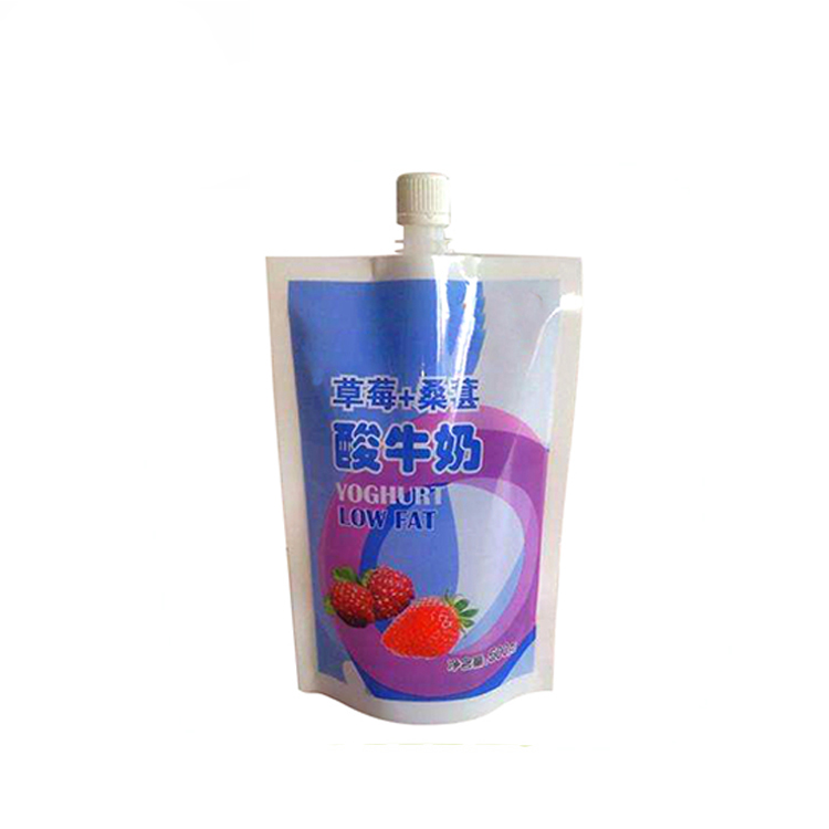 Clear Suction Nozzle Aluminum Foil Packaging Bags / Doy Pack Pouch For Colloidal Liquid