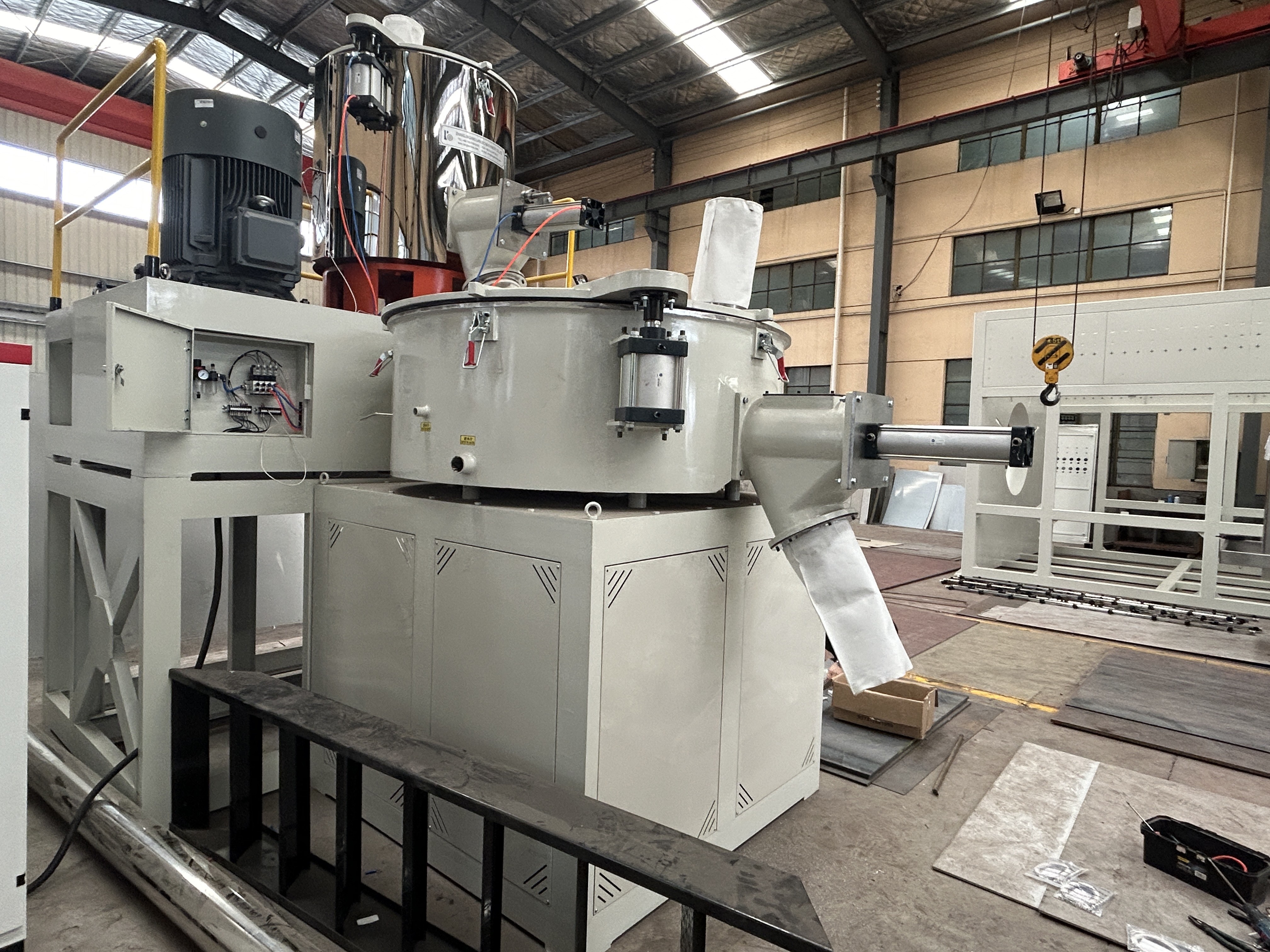 SRL500/1000 PVC Powder Mixer Raw Wood Plastic Material Mixing PVC High Speed Mixer Unit Vertical Horizontal Mixer Hot and Cool Mixing Machine