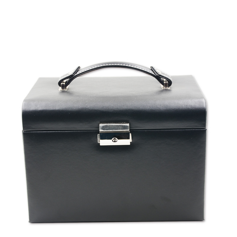 Custom All In One Luxury Jewelry Box Big Size With Handle Eco Friendly