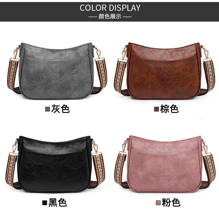 NEW SOFT BAG BAG WOMEN'S WORK COMMUTE UNDERARM BAG CASUAL WOMEN'S SHOULDER BAG LARGE CAPACITY RETRO CROSSBODY BAG