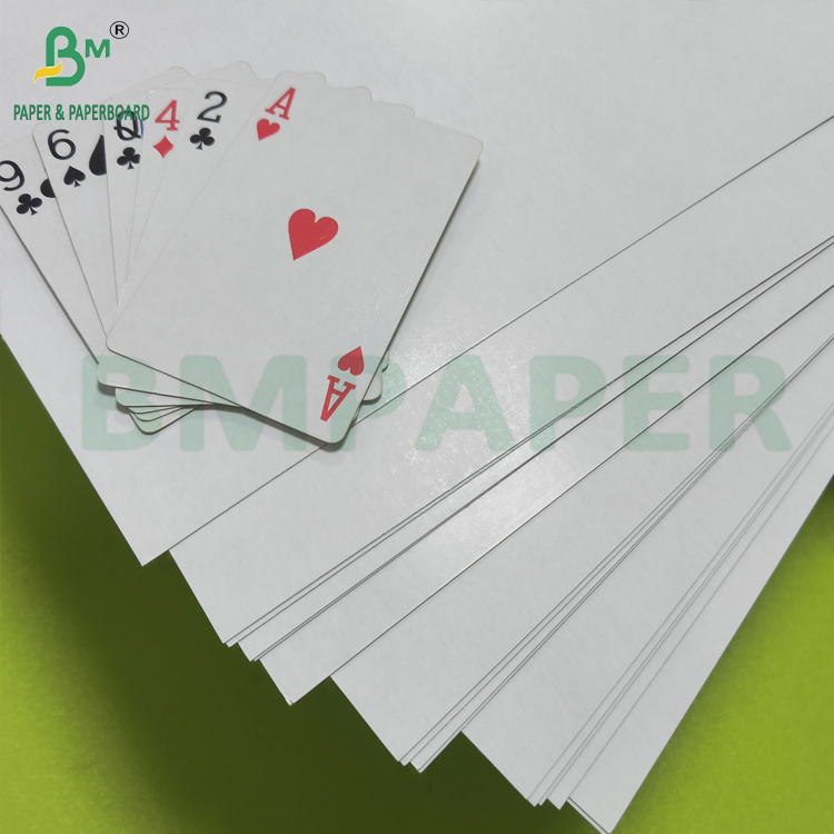 300gsm Casino Grade Paper Playing Cards Poker Paper Black Core