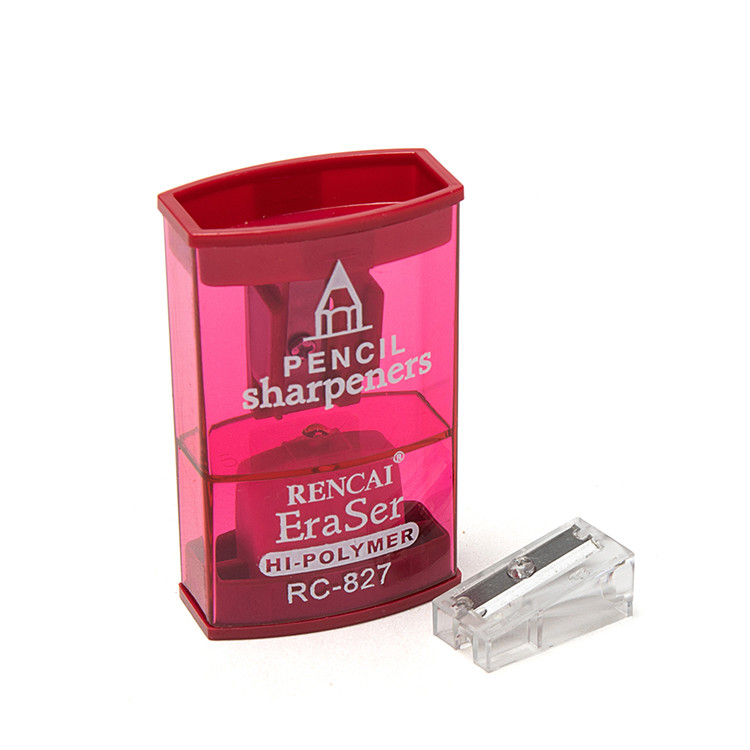 Single Hole Pencil Sharpener With Eraser