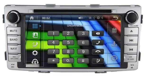 Ouchuangbo Toyota Hilux multimedia player with gps navigation bluetooth iPod RDS mp3 OCB-8621