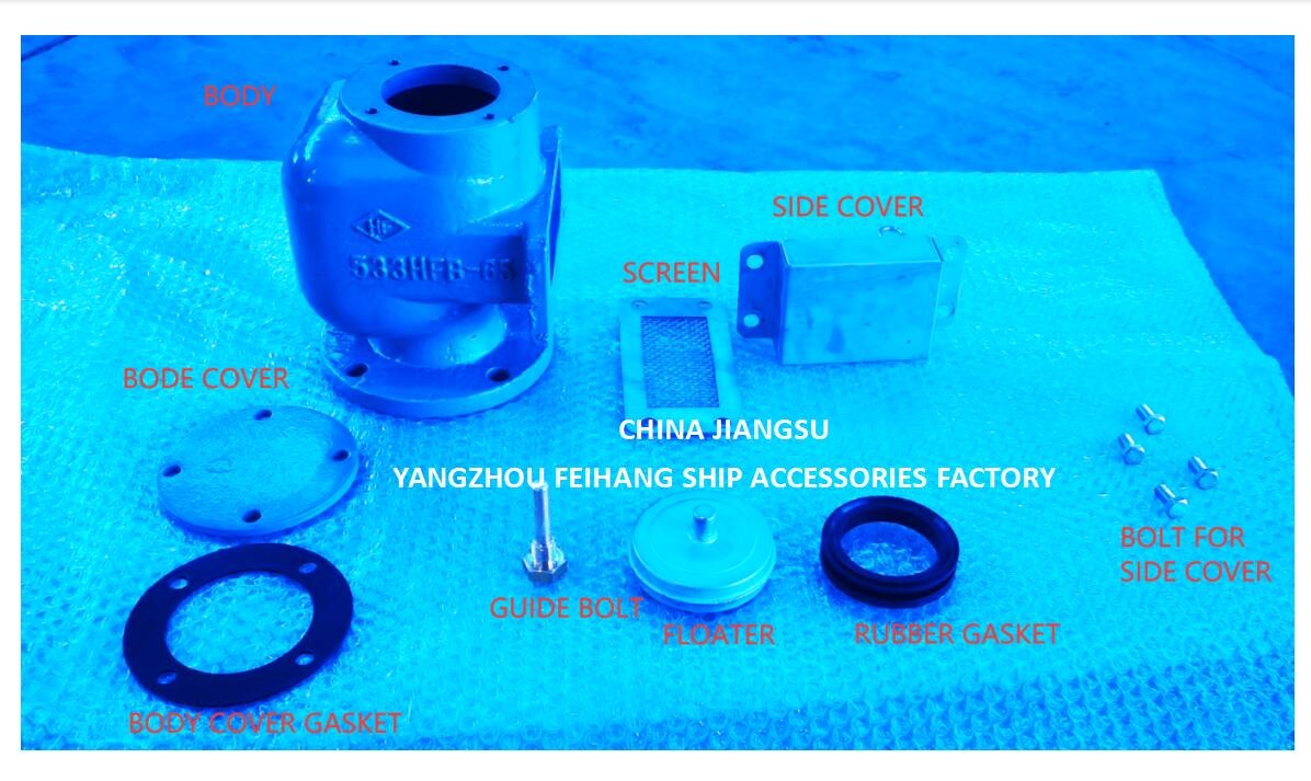 No.533hfb-80a Air Vent Head For Ballast Tank No.533hfb-80a Air Vent Head For Fore Peak Tank