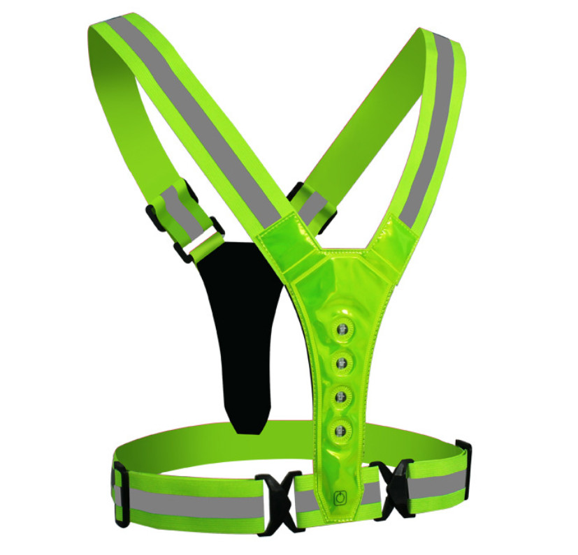 EN20471 Polyester Reflective High Visibility Vest With Pockets