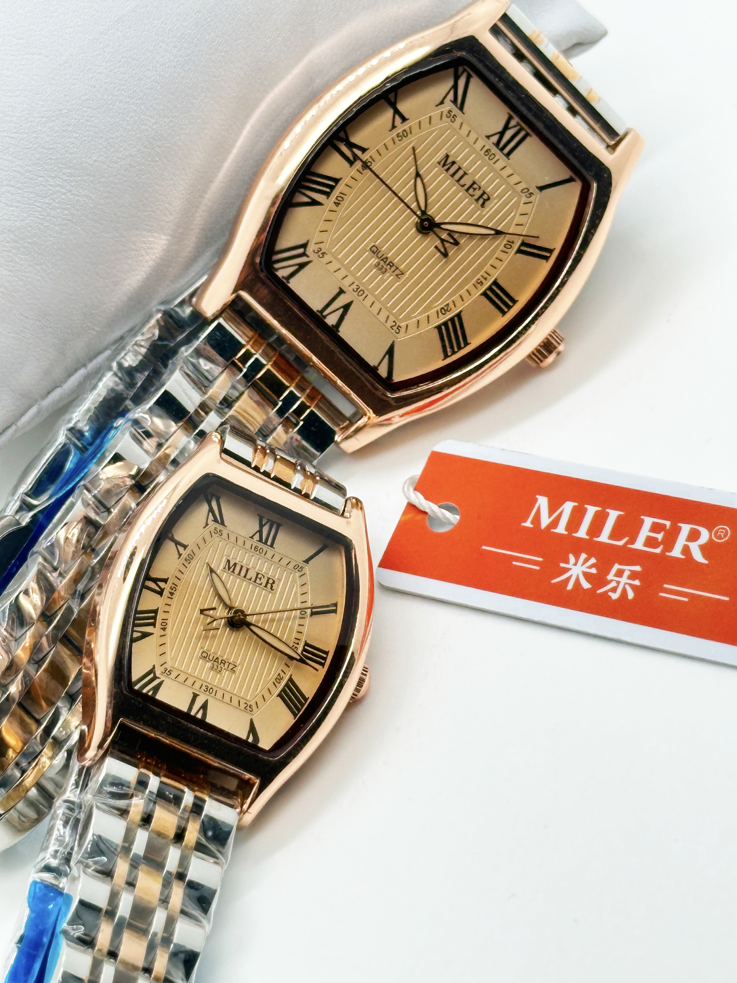 Waterproof Luxury Couple Watch Luminous Stainless Steel Quartz Watch