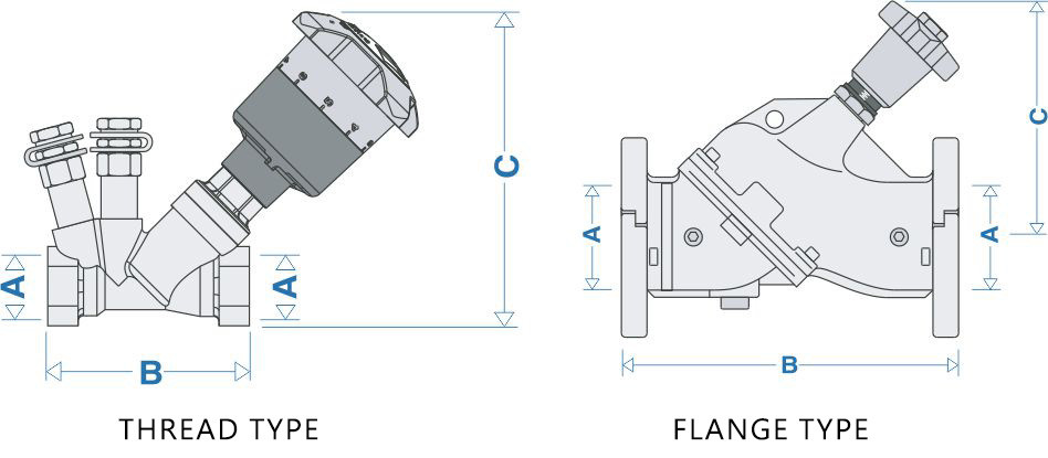 Stainless Steel Motorized Zone Valve Casting Static Flow Balancing Valve Brass