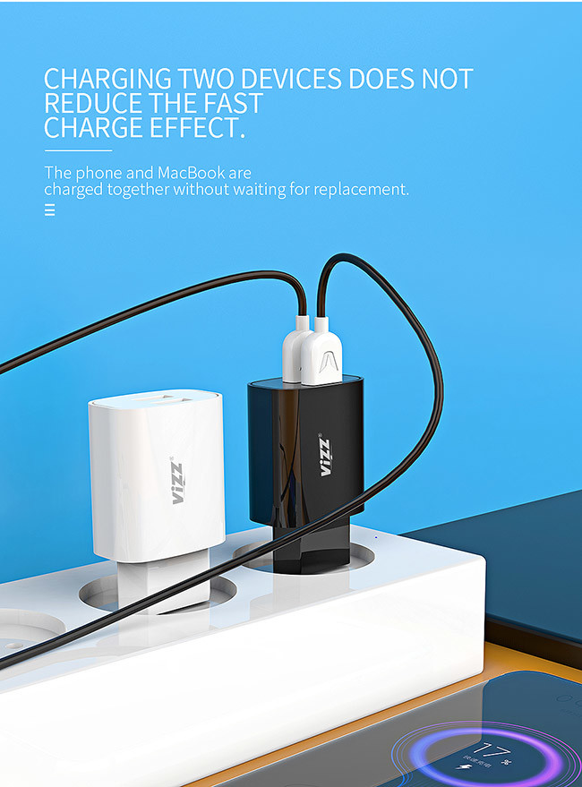 Dual USB Power Delivery EU US Standard 40g Fast Phone Chargers