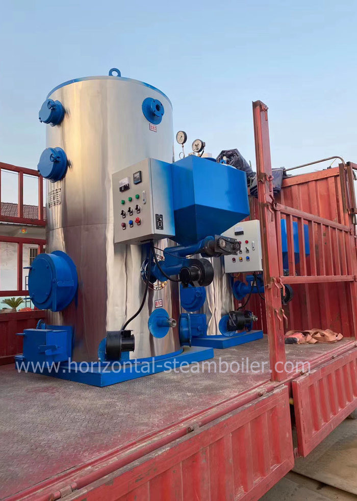 Industrial Vertical Steam Boiler Wood Pellet Fired Steam Generator