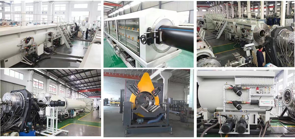 Automatic Hdpe Pipe Extrusion Machine 65mm Siemens Motor