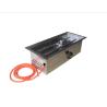 Buy cheap Factory price black real flame LPG NPG outdoor see through gas fireplace fire from wholesalers