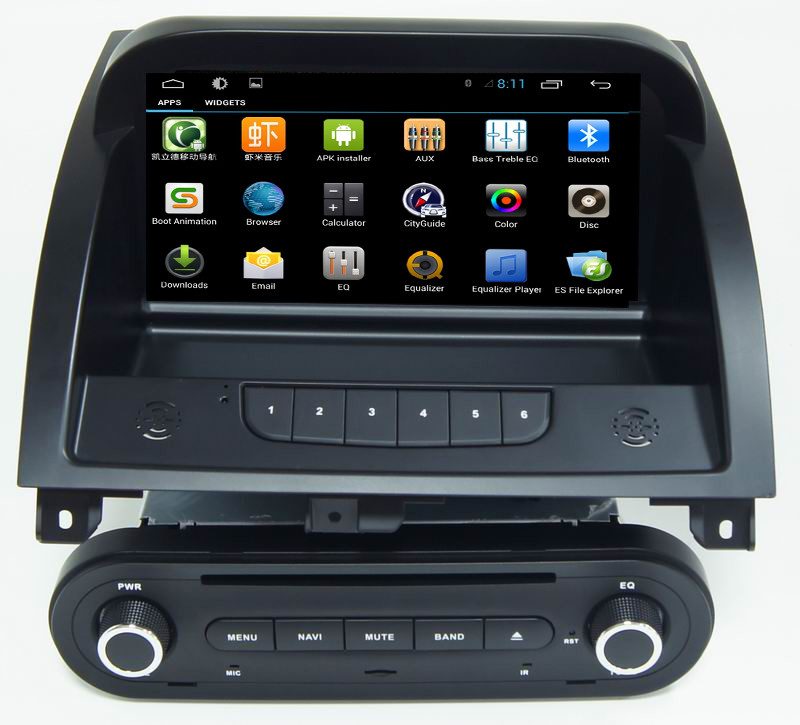 Ouchuangbo car multi media dvd android 6.0 for MG 3 with iPhone and Android phone connect to car radio