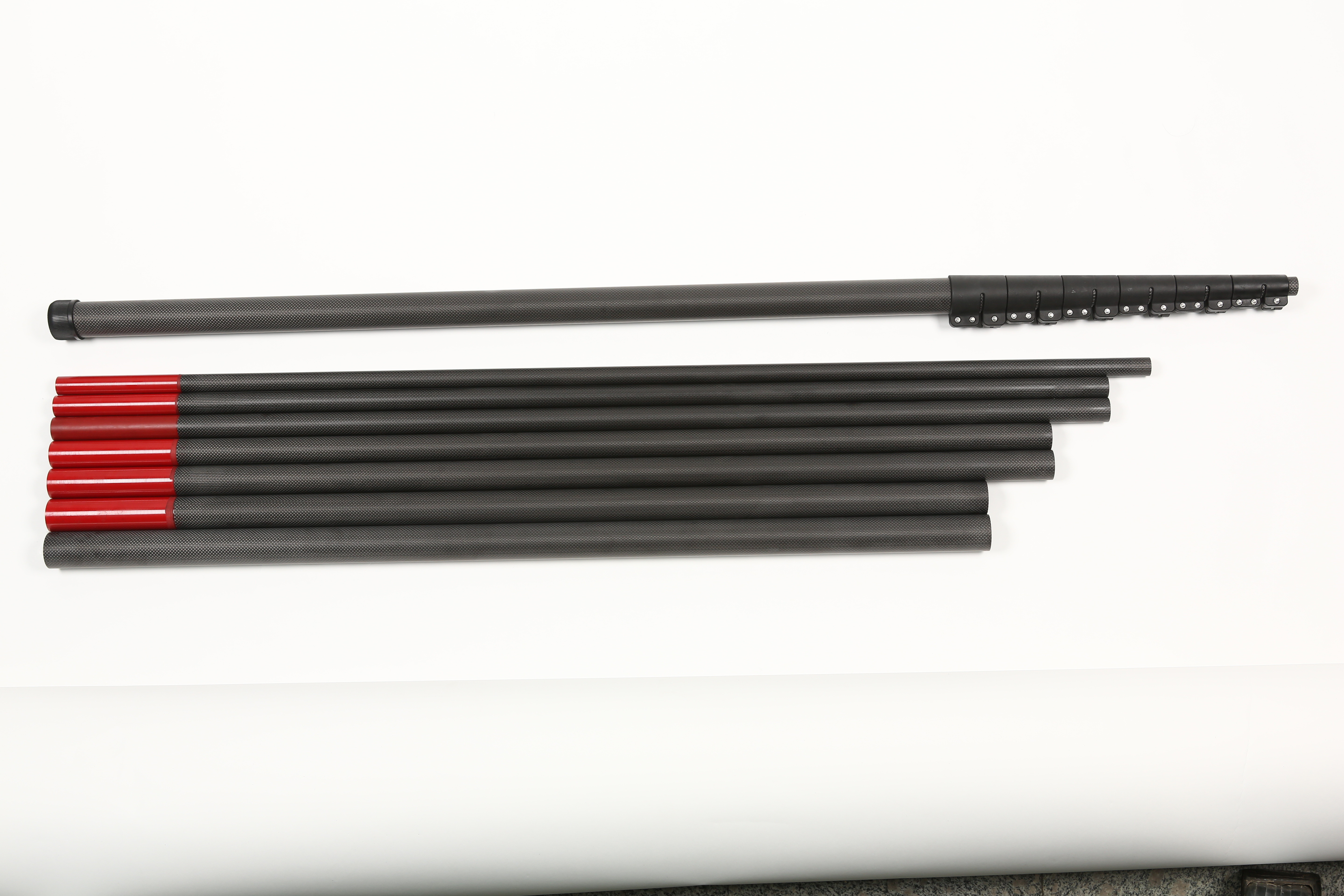 High Stiffness Telescoping Carbon Fiber Tube 3K Surface Carbon Window Cleaning Pole