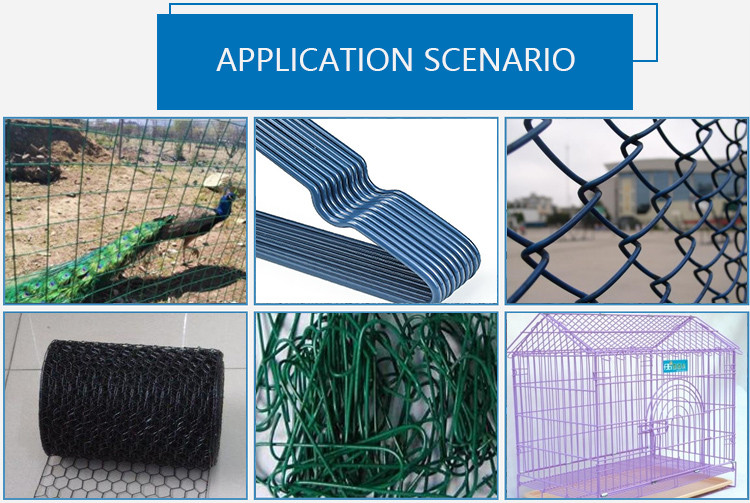 Free Sample 0.6mm Pvc Coated Binding Wire Iron Painted Surface