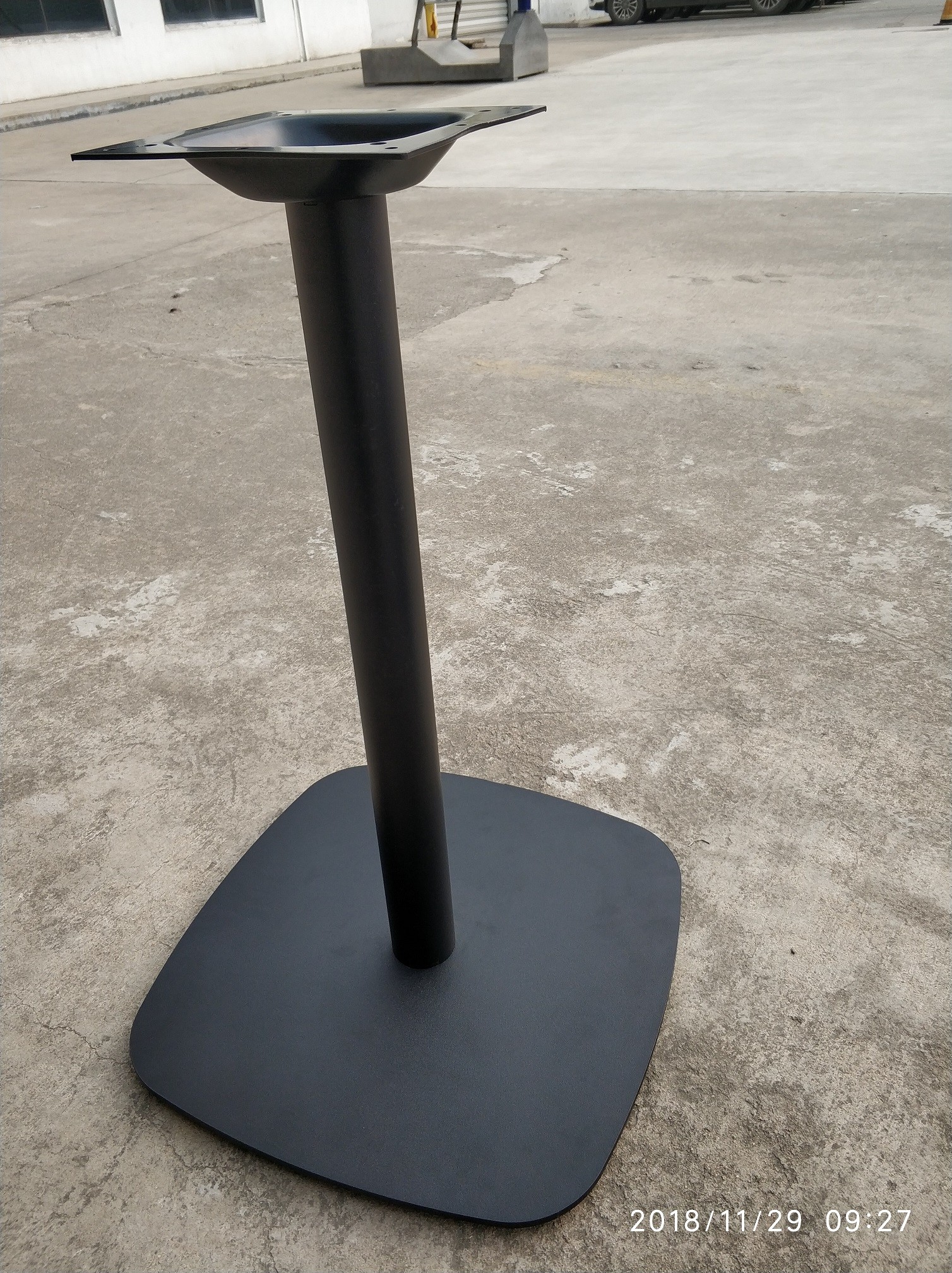 Mild Steel Dining Table Restaurant Table Bases Outdoor Furniture Black metal Table Base