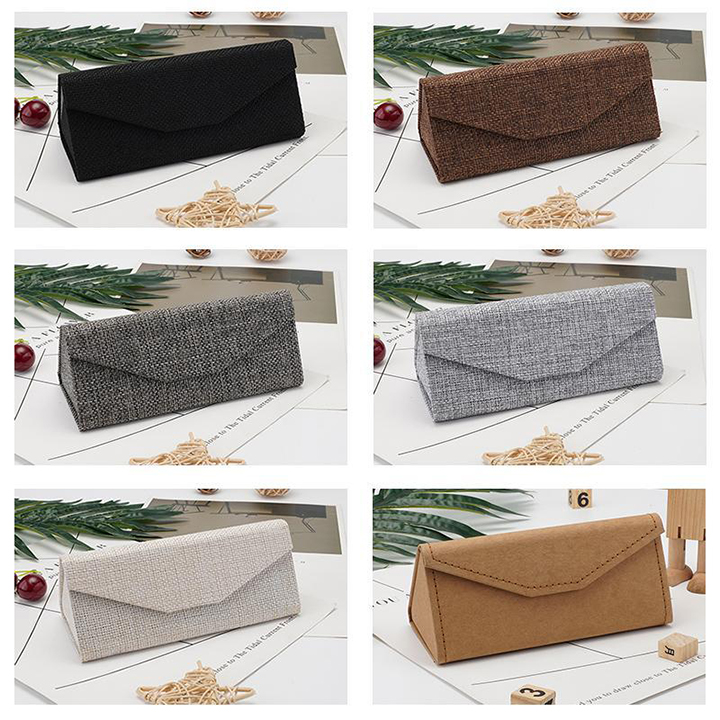 Custom Printed Foldable Eyeglass Case Excellent Impact Resistance